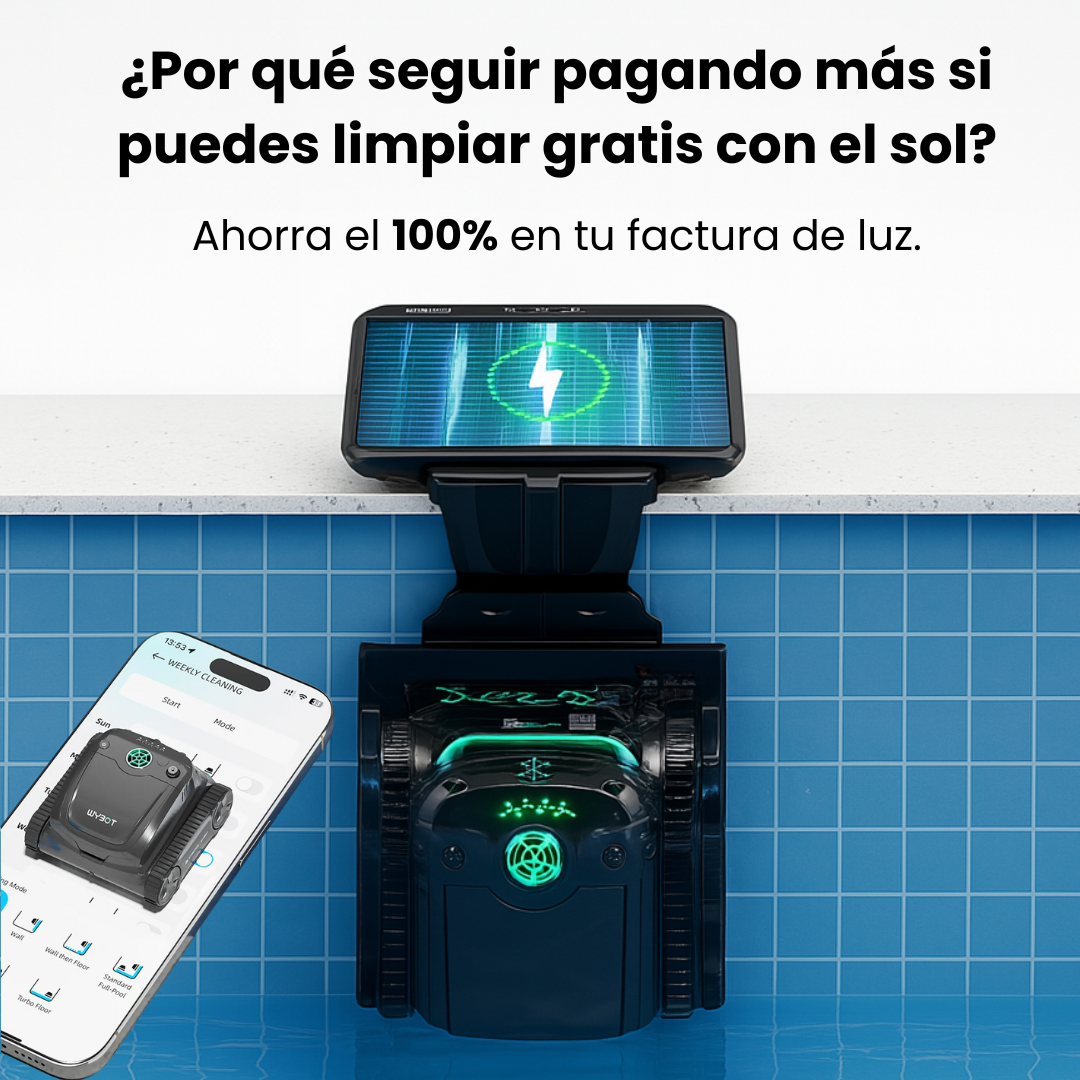 WYBOT S2 Solar Robot limpiapiscinas con autocompatibilidad