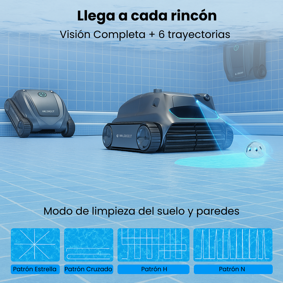 WYBOT S2 Solar Robot limpiapiscinas con autocompatibilidad