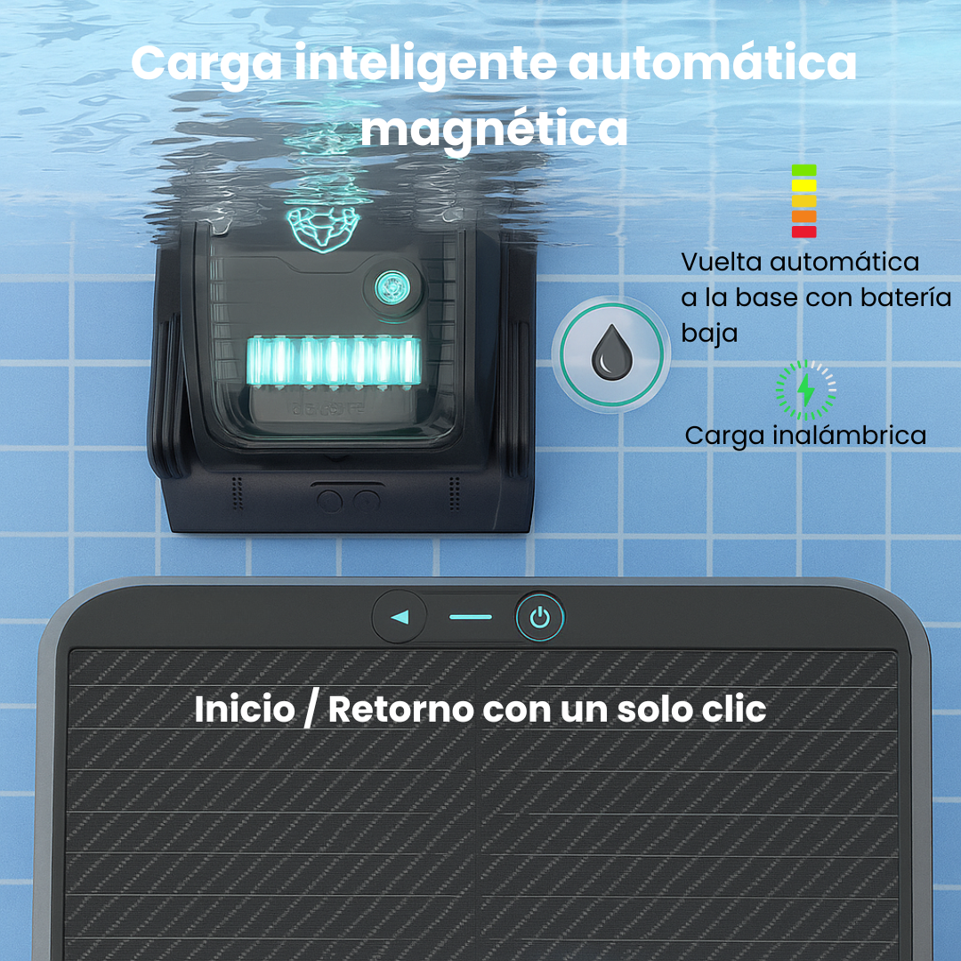 WYBOT S2 Solar Robot limpiapiscinas con autocompatibilidad