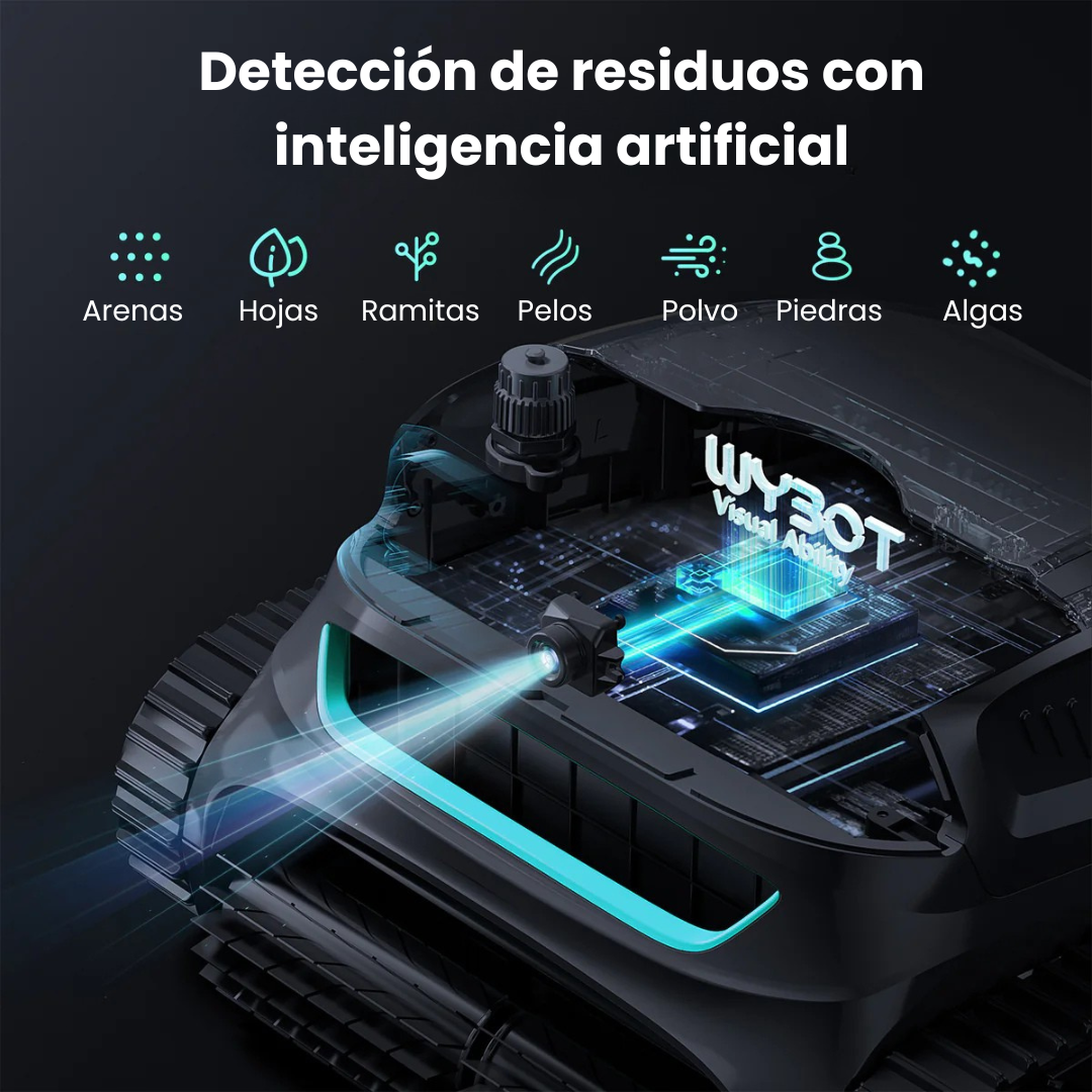 WYBOT S2 Solar Robot limpiapiscinas con autocompatibilidad