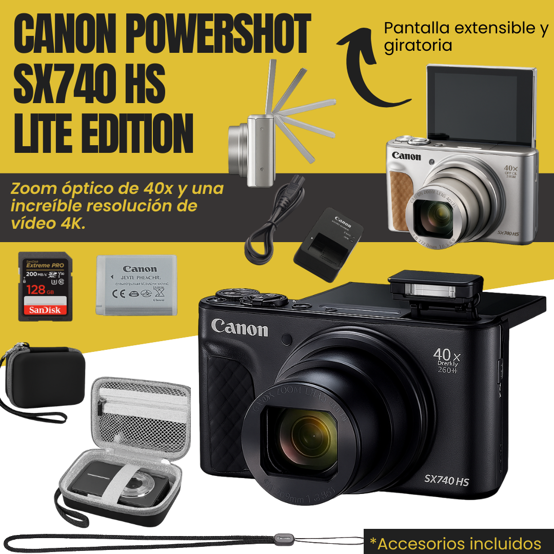 Cámara PowerShot SX740 HS Lite Edition